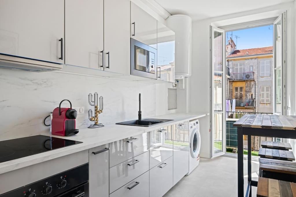 Appartement F3, 2 Chambres, 80M2 Nice Eksteriør billede